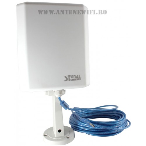 curb Moronic draft Adaptor Wifi, Wireless Usb Signal King 10TN 2000mW Antena 20DBI Exterioara  10M Cablu